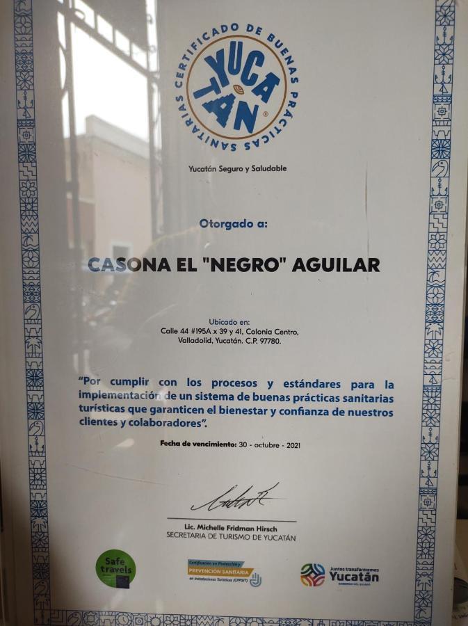 Casona Del Negro Aguilar Hotel Valladolid  Buitenkant foto